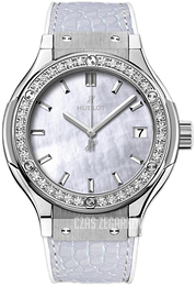 Hublot Classic Fusion Biały/Guma Ø33 mm 581.NE.6070.LR.1204.JPN16