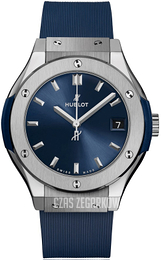 Hublot Classic Fusion Niebieski/Guma Ø33 mm 581.NX.7170.RX