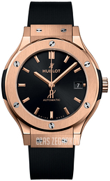 Hublot Classic Fusion Czarny/Guma Ø33 mm 581.OX.1480.RX