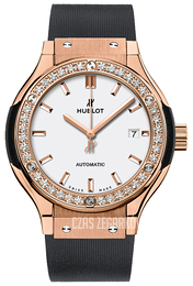 Hublot Classic Fusion Biały/Guma Ø33 mm 582.OX.2610.RX.1204