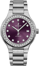 Hublot Classic Fusion Purpurowy/Tytan Ø33 mm 585.NX.897V.NX.1204