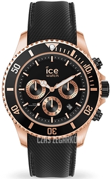 Ice Watch Ice Steel ICE steel - Black Rose-Gold - Chrono Czarny/Guma Ø44 mm 016305