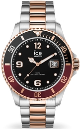 Ice Watch Ice Steel ICE steel - Chic silver rose-gold Czarny/Stal Ø40 mm 016546