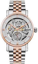 Ingersoll The Herald Srebrny/Stal w kolorze różowego złota Ø40 mm I00410