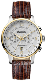 Ingersoll The Grafton Biały/Skóra Ø42 mm I00602