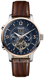 Ingersoll The Grafton Niebieski/Skóra Ø42 mm I00703