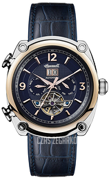 Ingersoll The Michigan Niebieski/Skóra Ø45 mm I01101