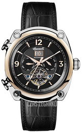 Ingersoll The Michigan Czarny/Skóra Ø45 mm I01102