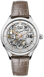 Ingersoll Srebrny/Skóra Ø38 mm I06302