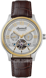 Ingersoll Srebrny/Skóra Ø44 mm I12101