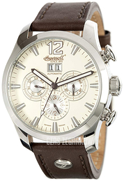 Ingersoll Beżowy/Skóra Ø48 mm IN1215CR