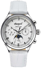 Ingersoll Biały/Skóra Ø36 mm IN1317WH
