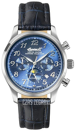 Ingersoll Niebieski/Skóra Ø40 mm IN1420SBL