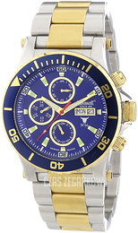 Ingersoll Bison Niebieski/Stal w odcieniu złota Ø46 mm IN1511BLMB