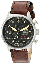 Ingersoll Bison Czarny/Skóra Ø45 mm IN1513SBK