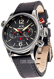 Ingersoll Bison Czarny/Skóra Ø46 mm IN3225BK