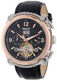 Ingersoll Czarny/Skóra Ø45 mm IN6907RBK