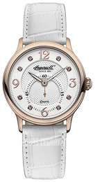 Ingersoll The Regent Biały/Skóra Ø38 mm INQ022WHRS