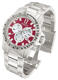 Invicta Speedway Reserve Czerwony/Stal Ø48 mm 0347