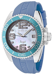 Invicta Angel Diamond Niebieski/Guma Ø42 mm 0496