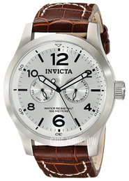 Invicta II Srebrny/Skóra Ø48 mm 0765
