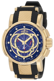 Invicta S1 Niebieski/Stal w odcieniu złota Ø48 mm 0897