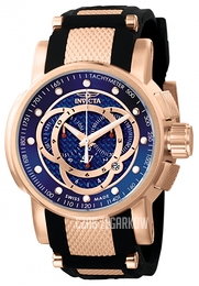 Invicta S1 Niebieski/Guma Ø48 mm 0901