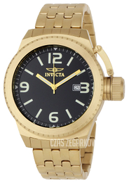 Invicta Corduba Czarny/Pozlacana Ø46 mm 0991