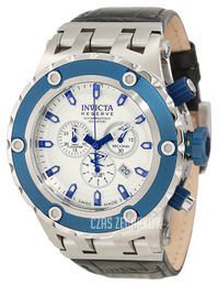 Invicta Subaqua Reserve Srebrny/Skóra Ø52 mm 10086