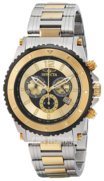 Invicta II Czarny/Pozlacana Ø45 mm 1011