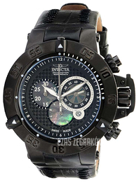 Invicta Subaqua Czarny/Skóra Ø50 mm 10200