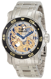 Invicta Pro Diver Szkieletowa tarczy/Stal Ø48 mm 10304