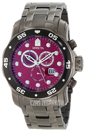 Invicta Pro Diver Czerwony/Stal Ø48 mm 10375