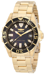 Invicta Pro Diver Czarny/Stal w odcieniu złota Ø40 mm 10626