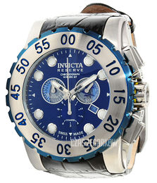 Invicta Reserve Niebieski/Skóra Ø52 mm 11023