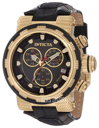 Invicta Reserve Czarny/Skóra Ø45 mm 11232
