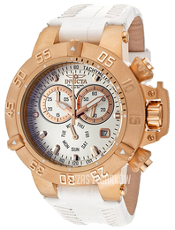 Invicta Subaqua Srebrny/Skóra Ø42 mm 11617