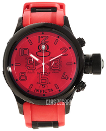 Invicta Russian Diver Czerwony/Stal Ø52 mm 11895