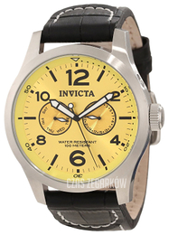 Invicta Specialty Żółty/Skóra Ø48 mm 12169
