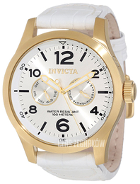 Invicta Specialty Biały/Skóra Ø48 mm 12174