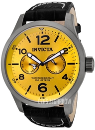 Invicta Specialty Żółty/Skóra Ø48 mm 12176