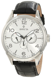 Invicta Vintage Srebrny/Skóra Ø45 mm 12194