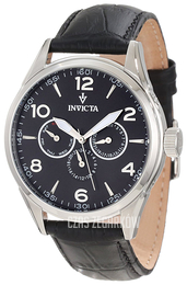 Invicta Vintage Czarny/Skóra Ø45 mm 12195