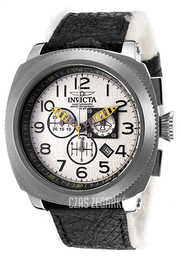 Invicta Aviator Biały/Skóra Ø50 mm 12314