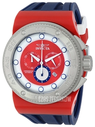 Invicta Akula Czerwony/Guma Ø54 mm 12315