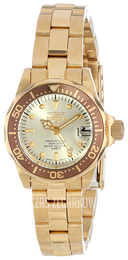 Invicta Pro Diver Szampański/Stal w odcieniu złota Ø23.5 mm 12527