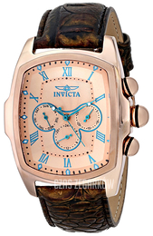 Invicta Lupah Różowe złoto/Skóra 12644