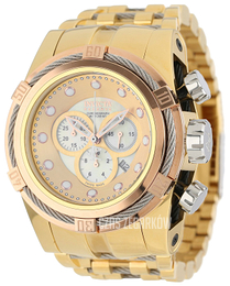 Invicta Bolt Szampański/Stal w odcieniu złota Ø53 mm 12758