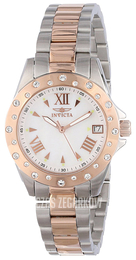 Invicta Angel Biały/Stal w kolorze różowego złota Ø33 mm 12856