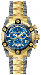 Invicta Arsenal Niebieski/Stal w odcieniu złota Ø56 mm 13043